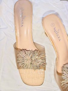 Chic Clear Mules Sandals