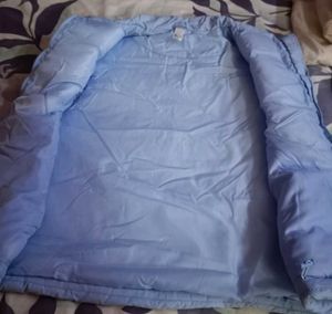 Light Blue Puffer Vest winter jacket 695