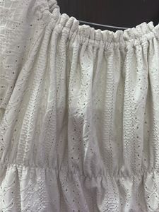 Chic White Broderie Anglaise Top