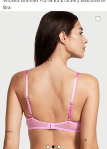 NEW VS Floral Embroidered Balconette Bra