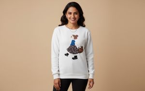 Cute White Sweatshirt
