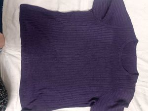 Purple Knit Top it's not like a sweater