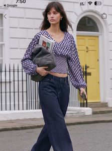 Chic Puff Sleeve Smocked Blouse