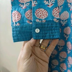 Cottonworld Blockprint Shirt Dress