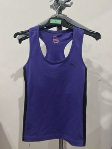 Puma Purple Racerback Tank Top