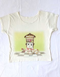 Cute Graphic Crop Top