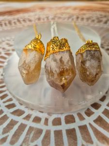 Citrine Crystal Pendants