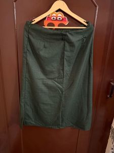 Stylish Dark Green Skirt