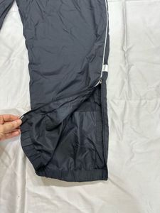 Nike Black Windbreaker Track Pants | Full Side Zip