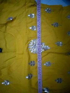 Yellow Embroidered Kurta and Palazzo Set