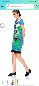 Funky Graphic Print Dress.