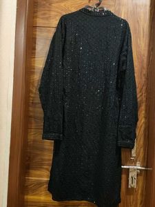 Sparkling Black Kurta