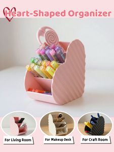 Heart Cosmetic Organizer Caddy