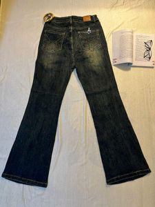 Midnight muse Y2k jeans •｡ꪆ🥢ৎ ˚⋅