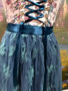 Floral Germanic Drindl dress
