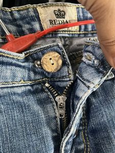 Classic Vintage Blue Denim Jeans