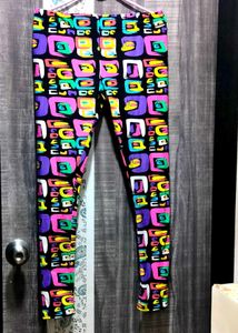Vibrant Geometric Print Leggings