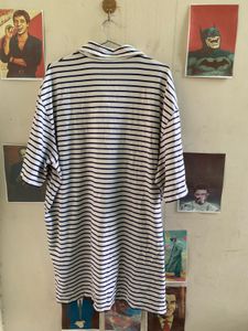 PR107 Polo Golf Striped Long Sleeve Shirt