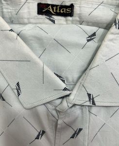 Atlas Patterned Casual Shirt