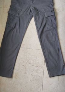 Men's Grey Cargo Pants