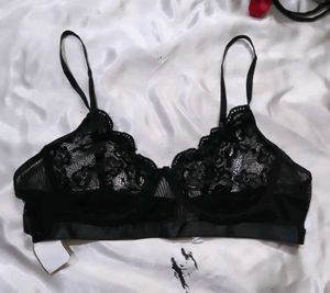 new Black Lace Bra