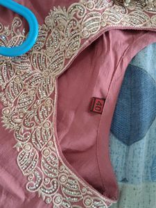 Embellished Pink Kurta
