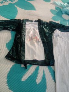 Velvet Jacket and Top Set