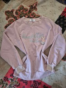 Cute Pink Bunny Sweatshirt