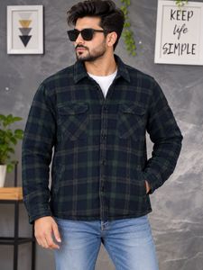 Men's Plaid Flannel Lined Jacket