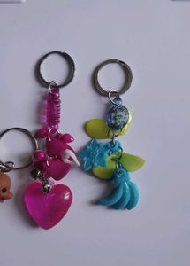 Funky Keychain Collection 6 pcs set