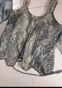 Designer hand work plazzo set fix price