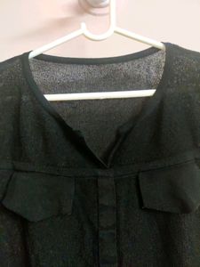 🔥BUY1GET1🔥Women's Solid Black Cardigan Sleeveles