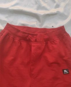 Stylish Red Casual Pants
