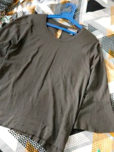 Women's Bell Sleeve Cutout Top