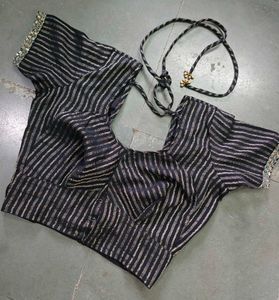 Black & Gold Striped Blouse 🖤