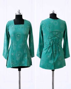 Women's back  dori Short kurti