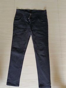 High Waisted Black Skinny Jeans