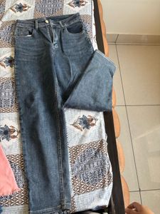 Stylish Wide Leg Denim Jeans