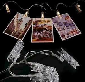 photo clips With String Lights...