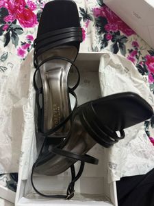 Brand new with tag and box Stylish Black Strappy