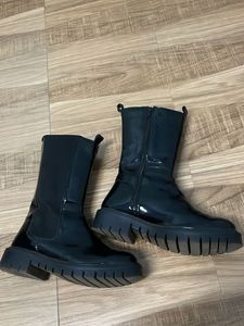 Black Patent Boots