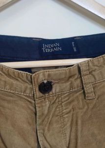 Corduroy pants Straight fit