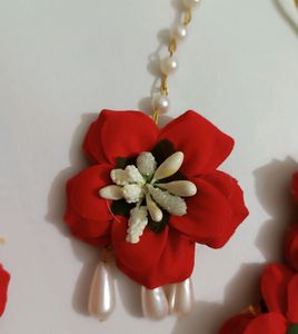 Rose Flower Jewellery With 6 Pic Maagtika