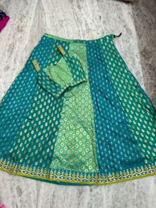 Beautiful Teal & Green Lehenga Choli