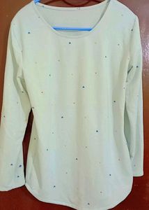 Sky Blue 💙 Very Soft Full Sleeves Tshirt