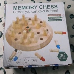Wooden Memory Game &amp; Dice Set