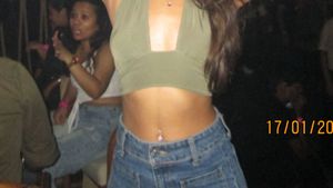Sexy halter neck top
