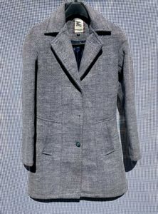 Vintage Burberry of London Grey Wool Coat