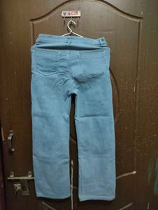 Light Blue straight Leg Jeans
