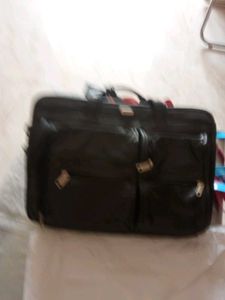 Classic Black Briefcase Bag